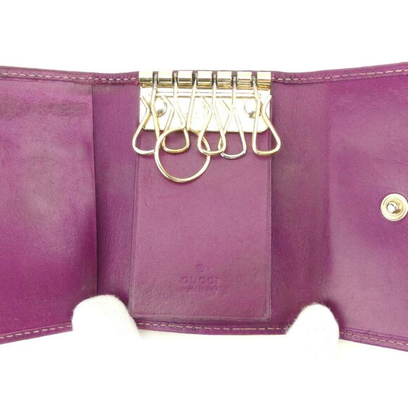 GUCCI Key Case Gucci Leather Authentic Used - Picture 4 of 7